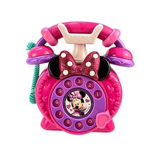 Disney Junior Minnie Mouse Talk Ring Me Rotary Phone Pink